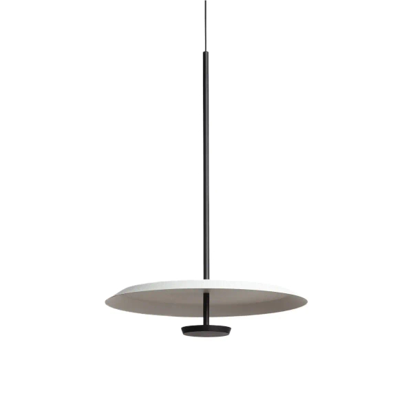 Lampa wisząca metalowa Rotonde ABR-LWO-RTO-10W-BZ LED 10W biała czarna
