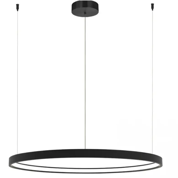 Pierścień wiszący lampa 23035 LED 45W 3000K regulowana czarny