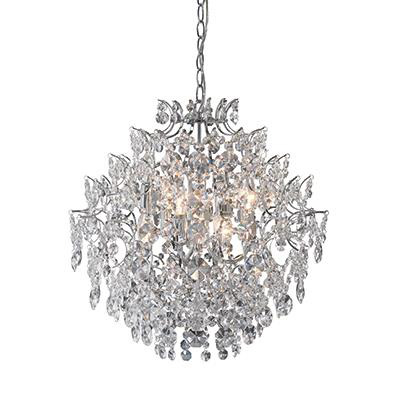 Klimatyczny zwis nad stół Sofiero 106544 wisząca lampa chromowana