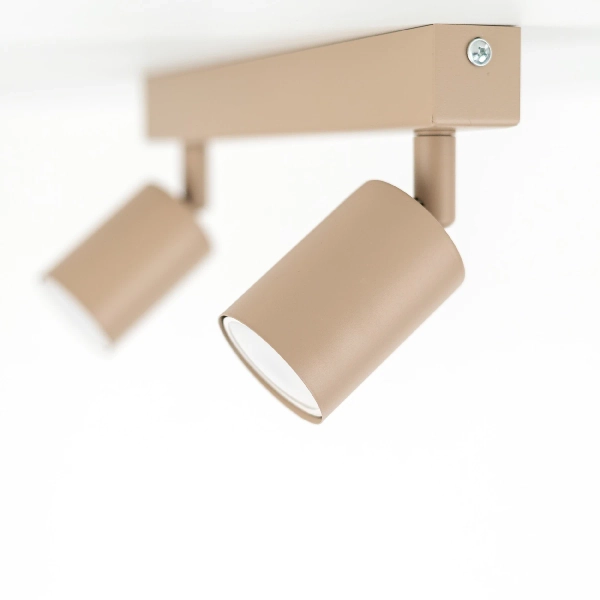 Sufitowa lampa regulowana Nex Sabia 10628 tubki okrągły beżowy