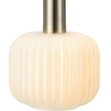LAMPA wisząca SOBER 108122 Markslojd plisowana OPRAWA szklany ZWIS loftowy stal biały