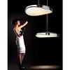 Wisząca lampa pokojowa Circulo designerski zwis biały