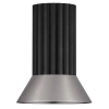Lampa sufitowa do salonu MARENZO LE45606 metalowa czarna brązowa