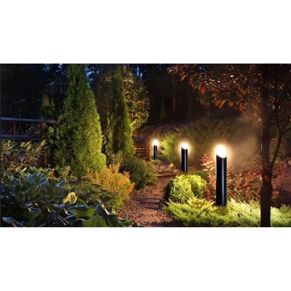 Lampa ogrodowa stojąca Saga 9920 Shilo tuba IP54 antracyt