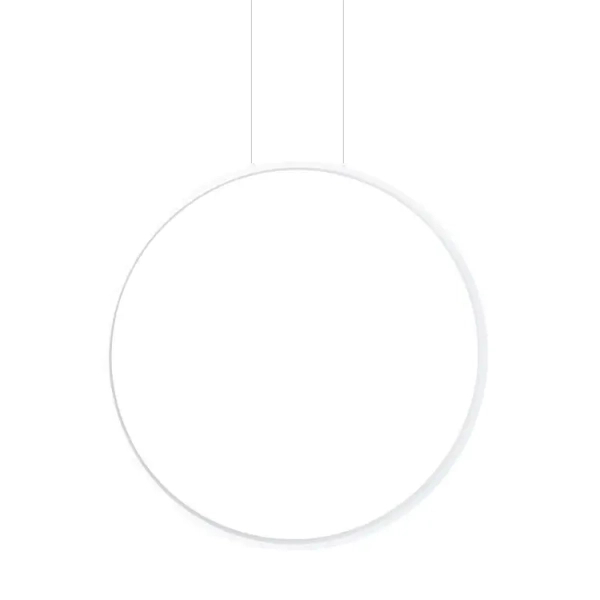 Wisząca lampa pierścień VISUAL biała P0651 1xLED 22W 3000K IP44 nad stół