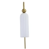 Klasyczny kinkiet Piega LP-939/1W white do sypialni biały