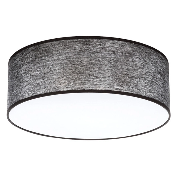 Sufitowa lampa plafon NEVOA 47953802 loftowa abażurowa okrągła czarna