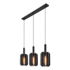 Sypialniana lampa wisząca Rafal 45492/03/36 filc czarna szara