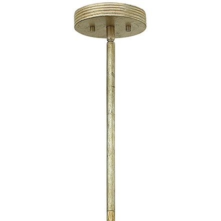 LAMPA wisząca Sabina HK-SABINA-3P Elstead HINKLEY metalowa OPRAWA okrągły zwis złoty biały