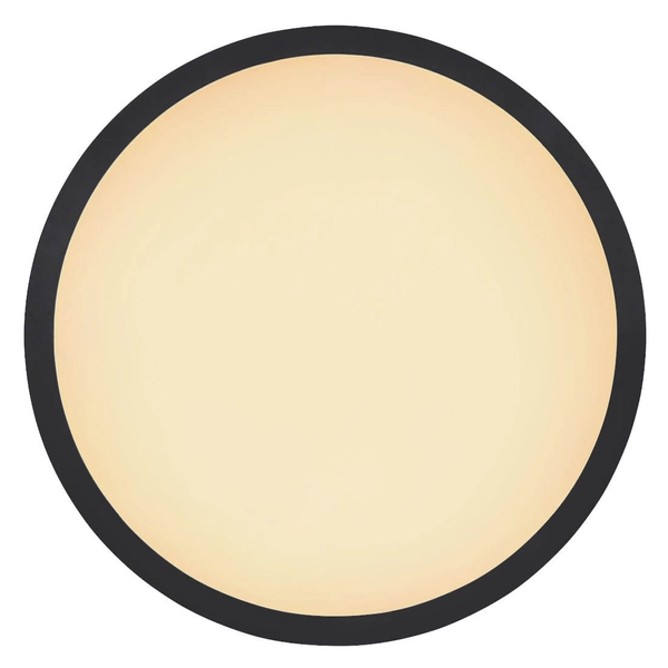 Nowoczesna LAMPA sufitowa SAPANA 41562-24B Globo okrągły plafon LED 24W 3000K do łazienki IP44 czarny