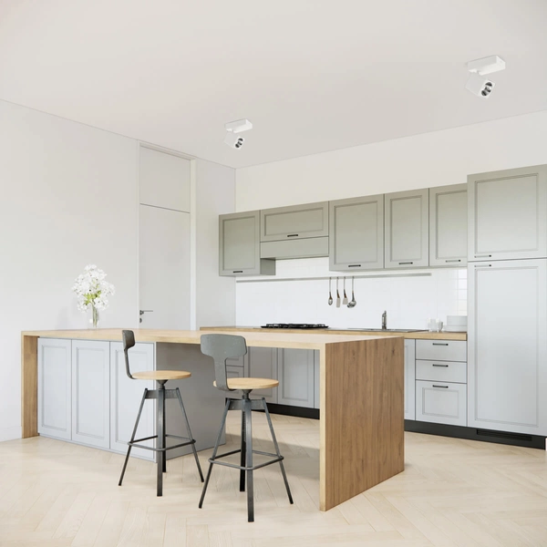 Regulowany downlight sufitowy Aveiro LED 5W pokoju biały