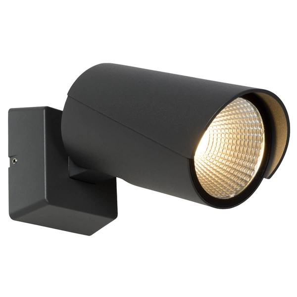 Kinkiet ścienny Manal 27896/12/29 Lucide LED 12W 3000K IP65 tubka antracyt