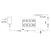 Mini sterownik do taśm LED 320292 Wi-fi Mono biały