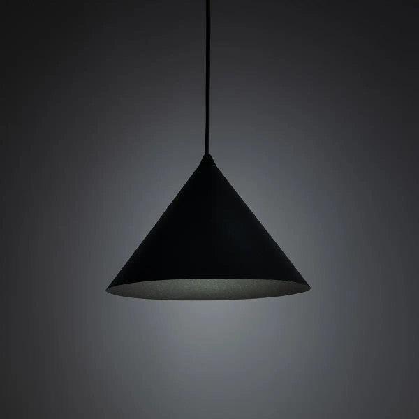Zwisająca lampa do kuchni Cono 6630 stożkowa nad blat czarny