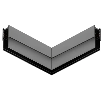Boczny łącznik narożny do szyn Magnetic Track ML2184 czarny
