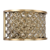 Kryształowy kinkiet Hudson 70559 Endon crystal antyczy mosiądz