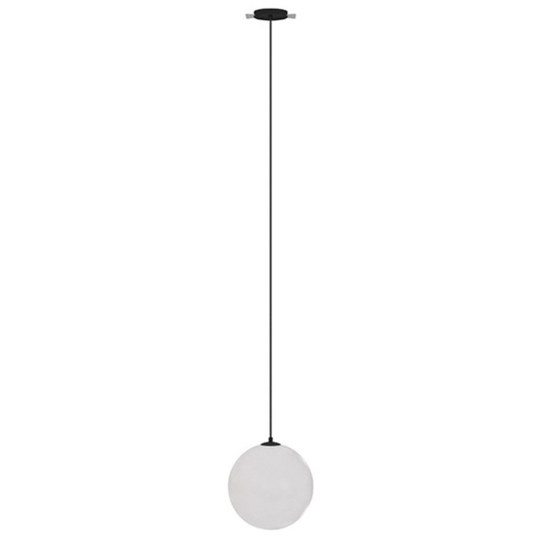 Wisząca lampa Luna P039PL-5W3K-20INS-B Maytoni LED 5W 3000K kula biała czarna