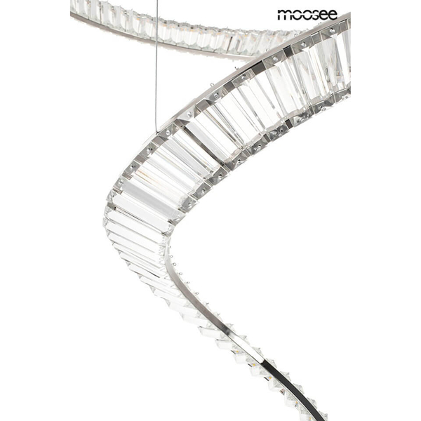 Salonowa lampa wisząca Cordon MSE1501100193 Moosee LED 60W 3000K chrom