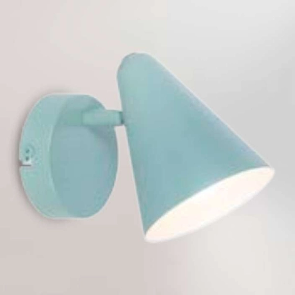 Retro lampa ścienna AMOR 91-63342 metalowy reflektorek regulowany szary