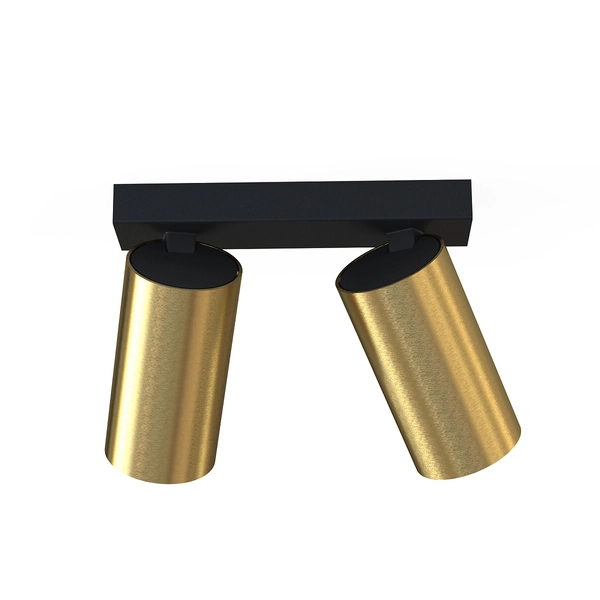Lampa przysufitowa Mono 7782 2-punktowy spot z regulacją złoty