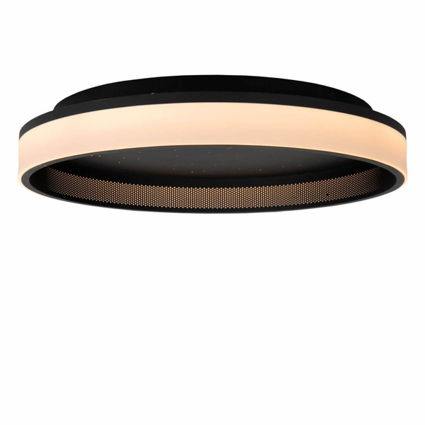 Ściemnialny plafon Estreja 71102/40/30 LED 40+10W 2500-3000K czarny