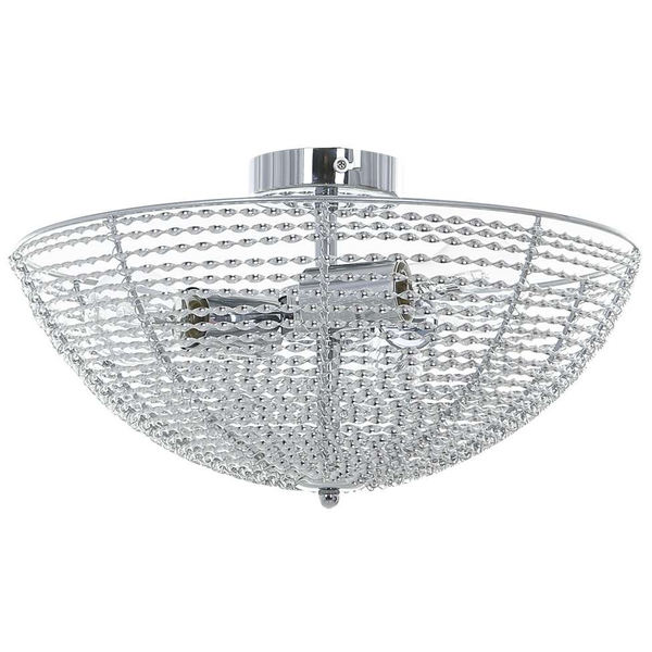 Plafon LAMPA sufitowa FORMO MX12068-3A Italux metalowa OPRAWA druciana chrom