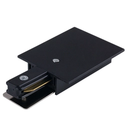 Zasilanie końcowe szynoprzewodu PROFILE RECESSED POWER END CAP 8973 Nowodvorski do 1-fazowej szyny podtynkowej 230V czarne