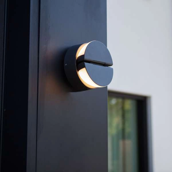 Regulowana lampa ścienna EKLIPS 5199001118 okrągła LED 13W 3000K IP54 szara