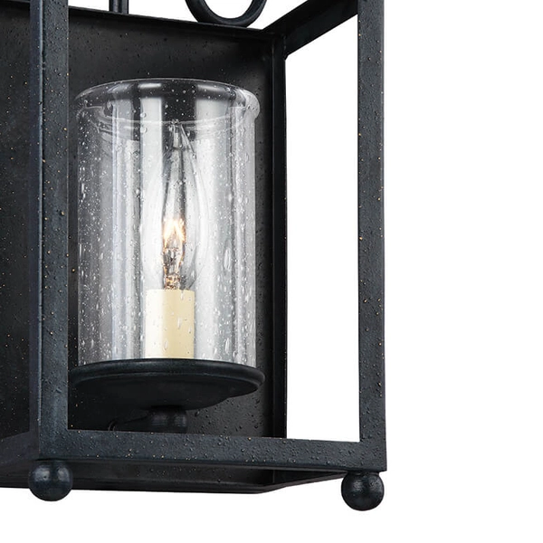 Industrialny kinkiet FE-DECLARATION1 latarnia czarna