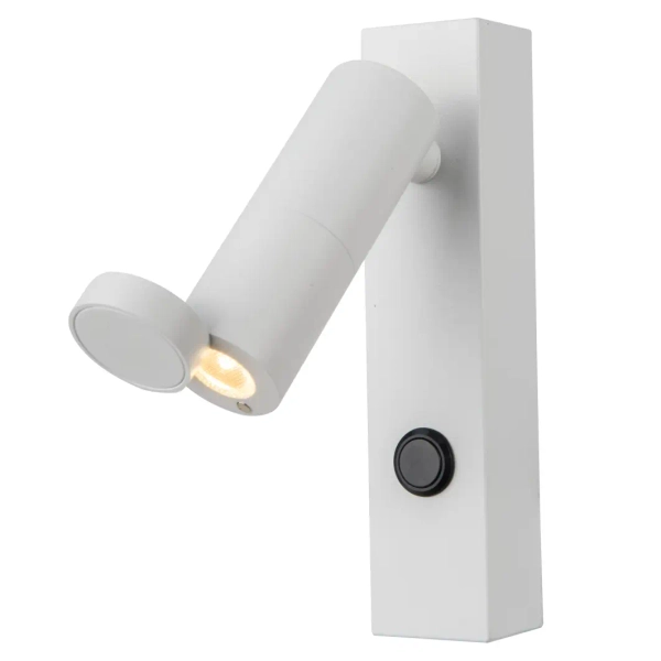 Naścienna lampa Miri LP-1507/1W WH LED 3W 3000K tuba biały