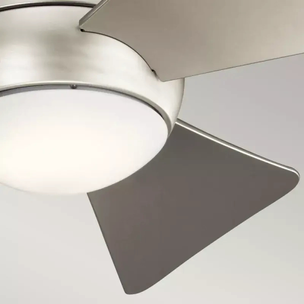 Lampa sufitowa z wentylatorem Sola nikiel KLF-SOLA-34-BN 1xLED 10W 4000K IP23