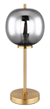 Lampa stołowa Blacky 15345TMM ball mosiądz przydymiona