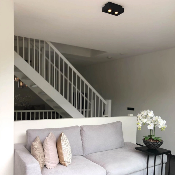 Sufitowa lampa z regulacją XIRAX 09119/11/30 Lucide metalowa czarna