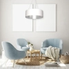 Lampa wisząca ROBIN MLP4482 Milagro zwisowa okrągła biała srebrna