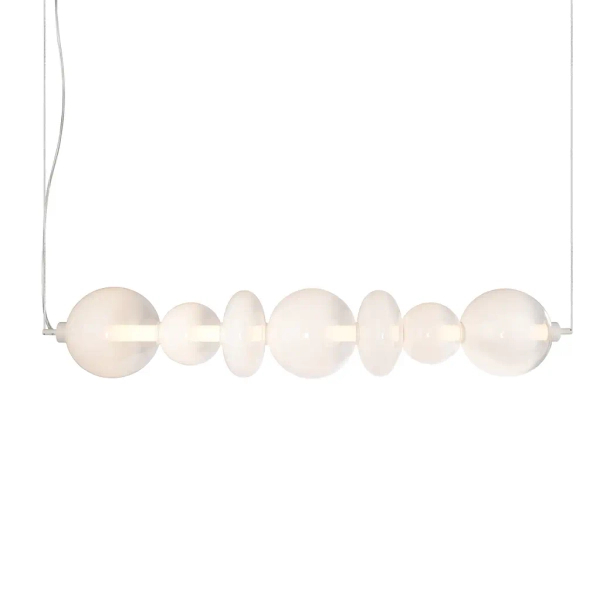 Wisząca lampa do sypialni DAPHNE ML0864 LED 40W 3000K biała złota