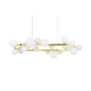 Molekułowa lampa wisząca ALURE MSE1501100605/MILK glamour kule białe złote
