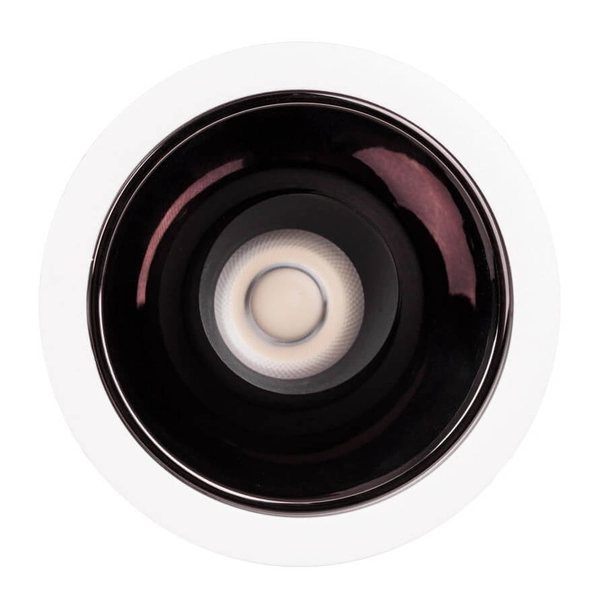 Zasilacz z modułem LED i lampą podtynkową SPILIO H190.01 + HM190 4000K + HT190 OF/OFF Maxlight LED 10W 4000K IP65 czarny biały