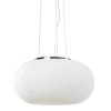 Nowoczesna lampa wisząca Inez RLD93023-3A szklana biała chrom