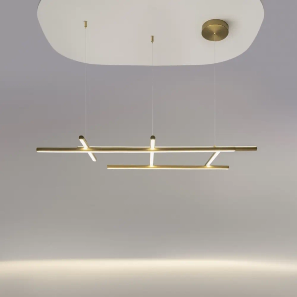 Ledowa wisząca lampa Radiance MOD278PL-L86G3K LED 80W 3000K złoty