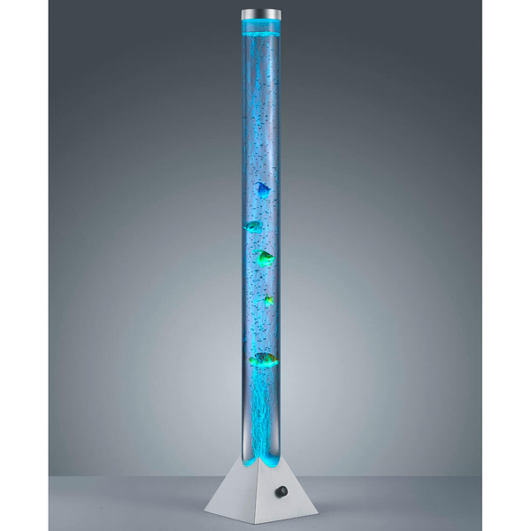 Podłogowa lampa dziecięca MOTION R5073-47 LED 3,6W 2700K+RGB rybki tytanowa