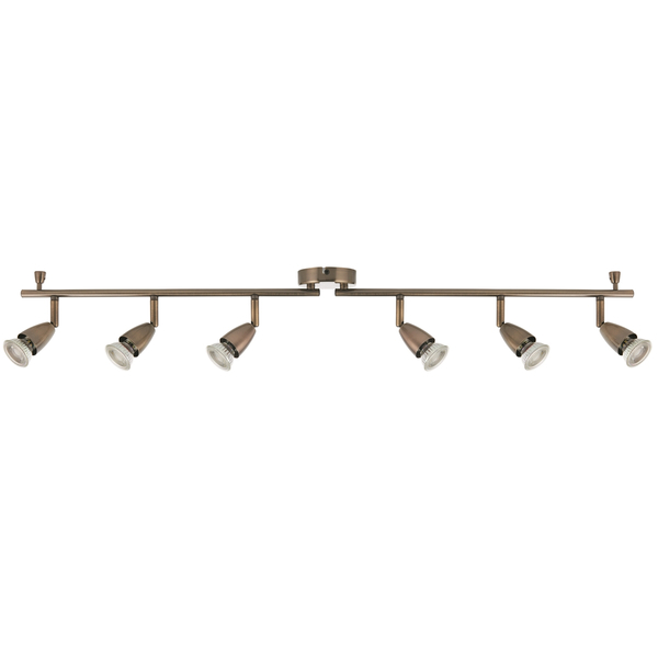Lampa sufitowa Amalfi 61001 Saxby regulacja kąta światła mosiądz