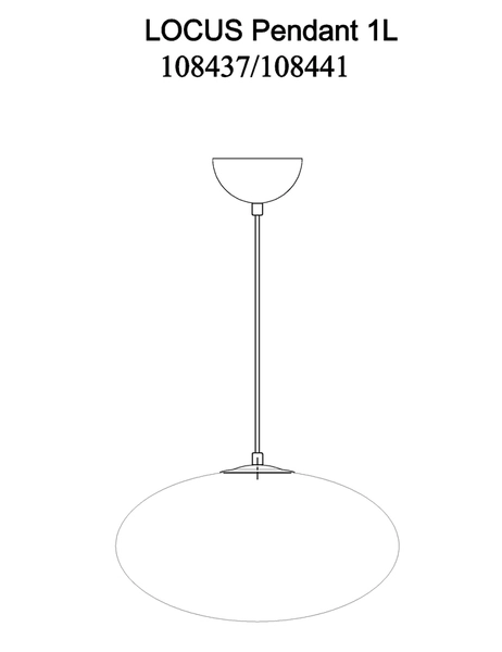 Lampa wisząca nad stół Locus 108437 Markslojd owalna szklana biała