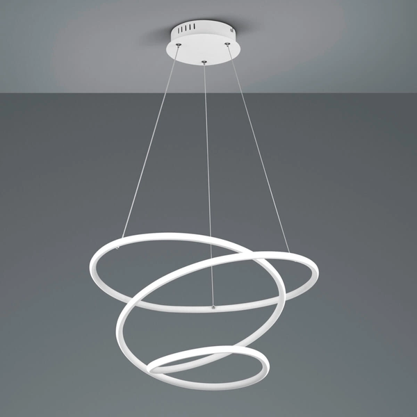 Pofalowana lampa wisząca Bologna R37051131 RL Light LED 36W 4000K biały