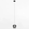 Szklana lampa wisząca do salonu COLORE MD3350-1BL/S LED 6W 3000K czarna