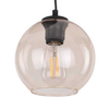 Okrągła lampa wisząca Cubus 4601 TK Lighting kaskadowa szklana bursztynowa