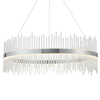 Nowoczesna lampa wisząca L&-1107108 LED 56W 3000K chrom przezroczysty