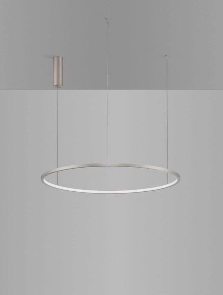 Wisząca lampa okrąg TOLUCA LE42787 Luces Exclusivas LED 48W 3000K srebrna