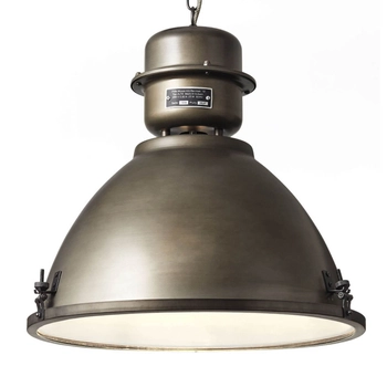 Wisząca lampa retro Kiki 93758/46 Brilliant kopuła metal czarny stalowy