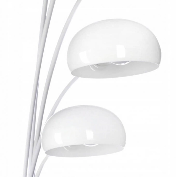 Podłogowa lampa do salonu PALP AZ2622 Azzardo wielopunktowa biały