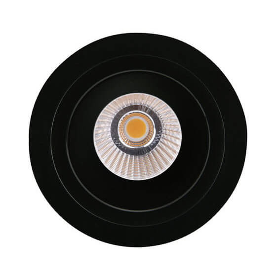 Kuchenna oprawa podtynkowa Hiden H0110 Maxlight LED 10W 3000K okrągła czarna